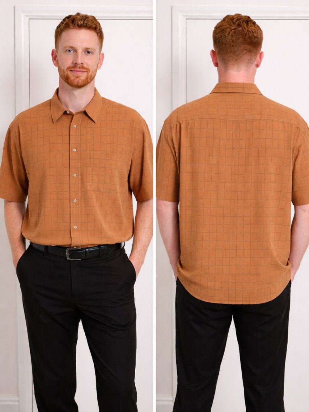 NWT Geoffrey Beene Short Sleeve Shirt XXL